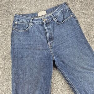 Everlane The 90's Way High Jean Women's 29 Long Blue Denim Organic Cotton